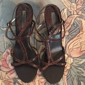 Banana Republic Leather Strappy Heels